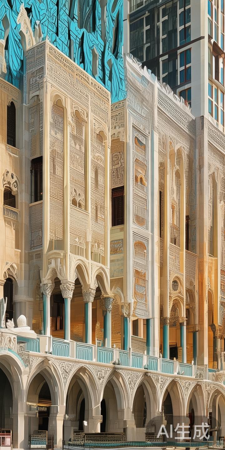 在建筑上，澳门威尼斯人城运用了高超的建造工艺，从仿